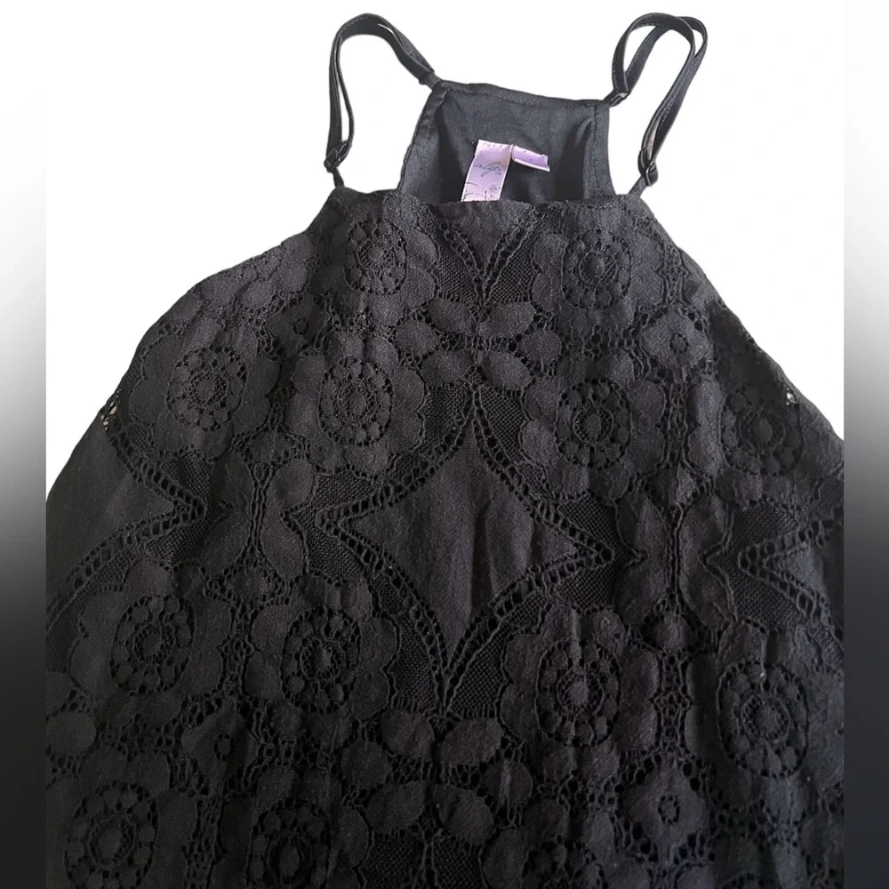 Women’s Black Lace Whimsigoth Dress - Picture 3 of 6